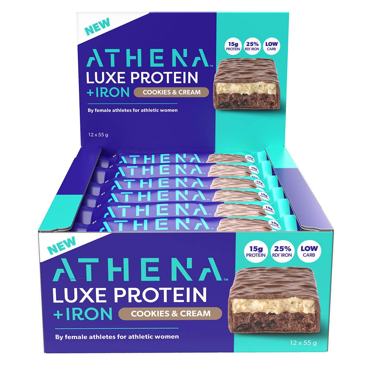 Athena Luxe Protein + Iron Bars - Image 3