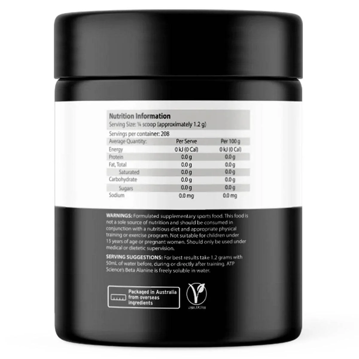 ATP Science Beta Alanine 250g - Image 2
