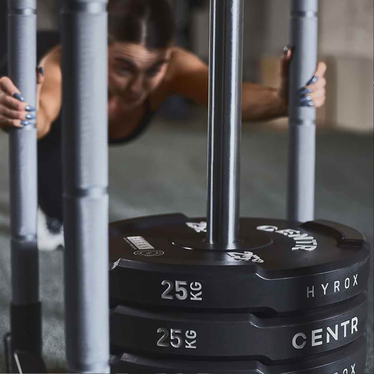Centr x HYROX Competition Interlocking 25kg Plate - Image 3
