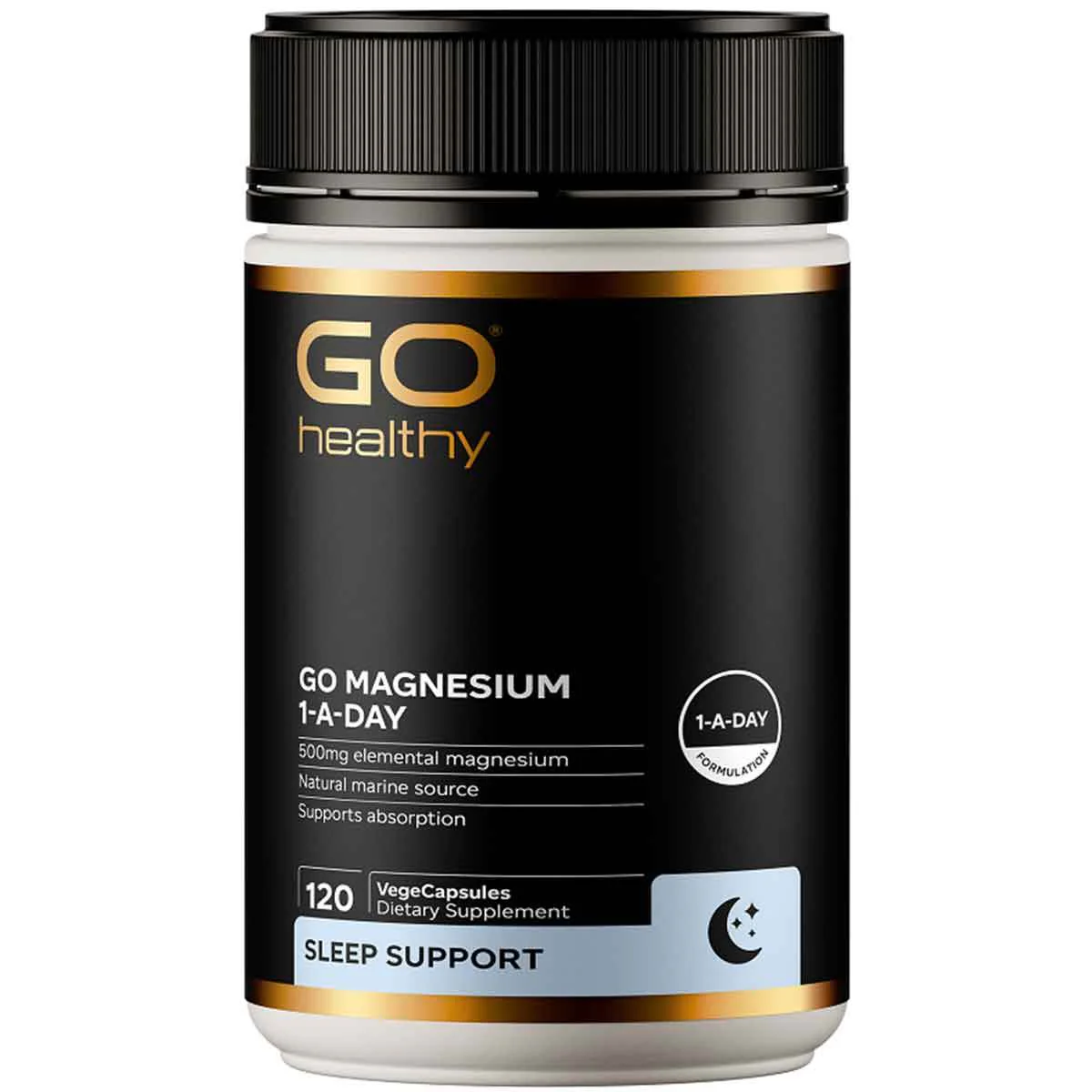 GO Healthy Magnesium 1-A-Day 120 Capsules