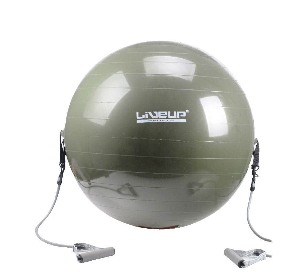 LiveUp Sports Swiss Ball + Bands
