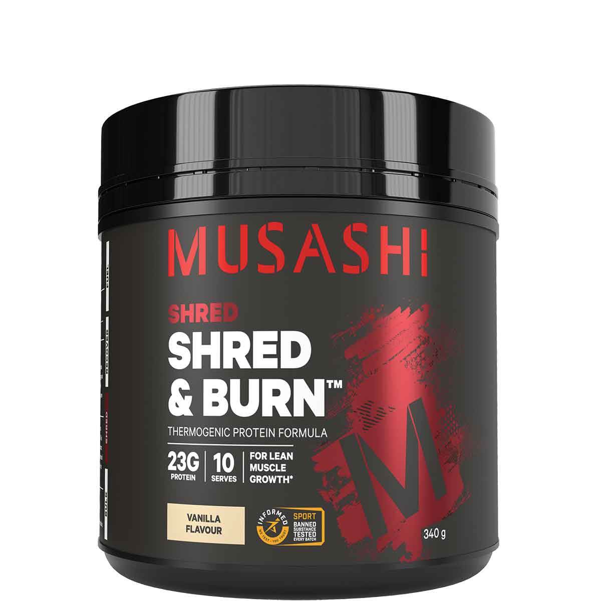 Musashi Shred & Burn Protein - Image 3