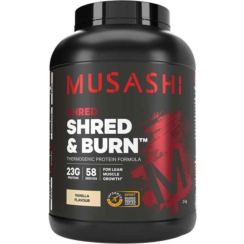 Musashi Shred & Burn Protein - Image 4