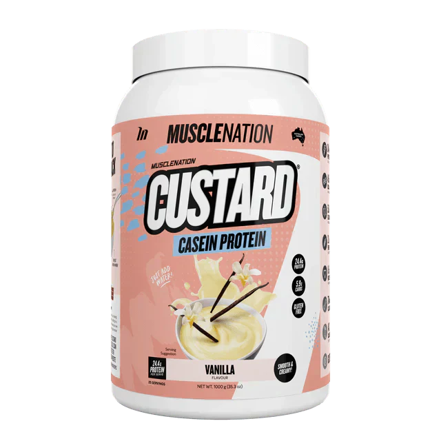 MuscleNation Custard Casein Protein - Image 4