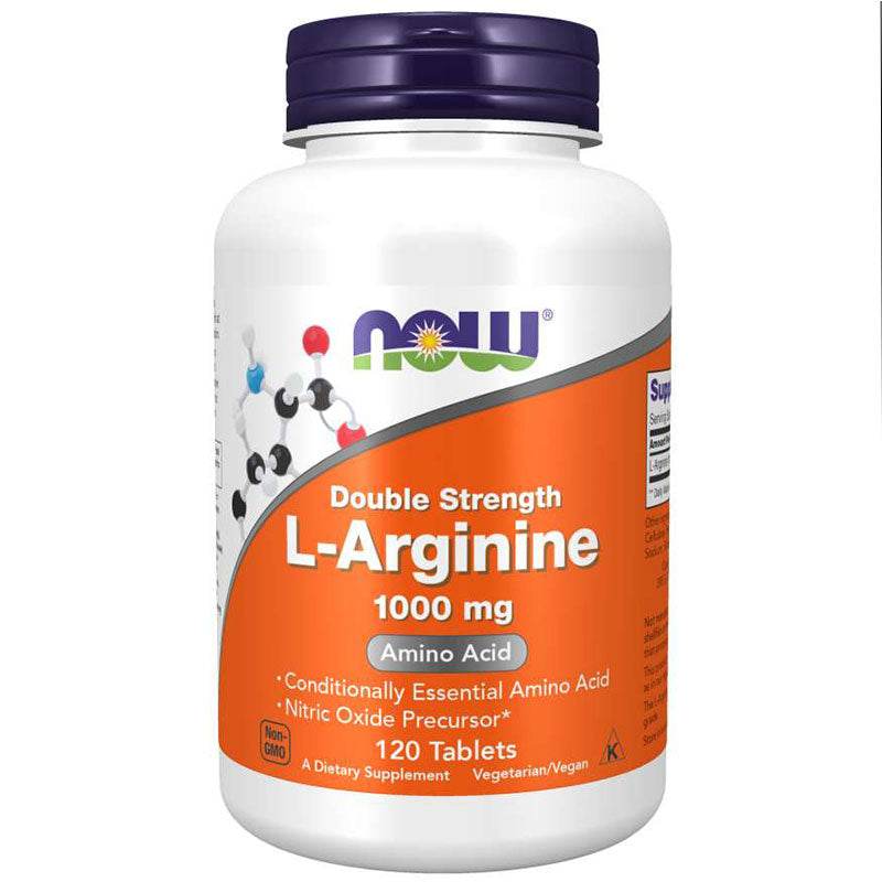 Now Foods L-Arginine 1,000m, 120 Tablets