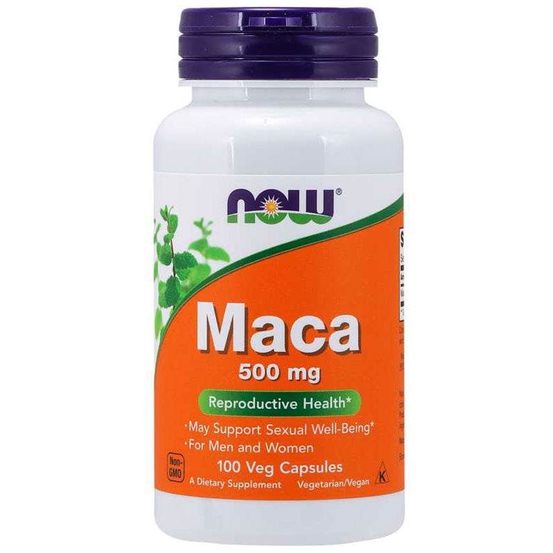 Now Foods Maca 500mg, 100 Capsules
