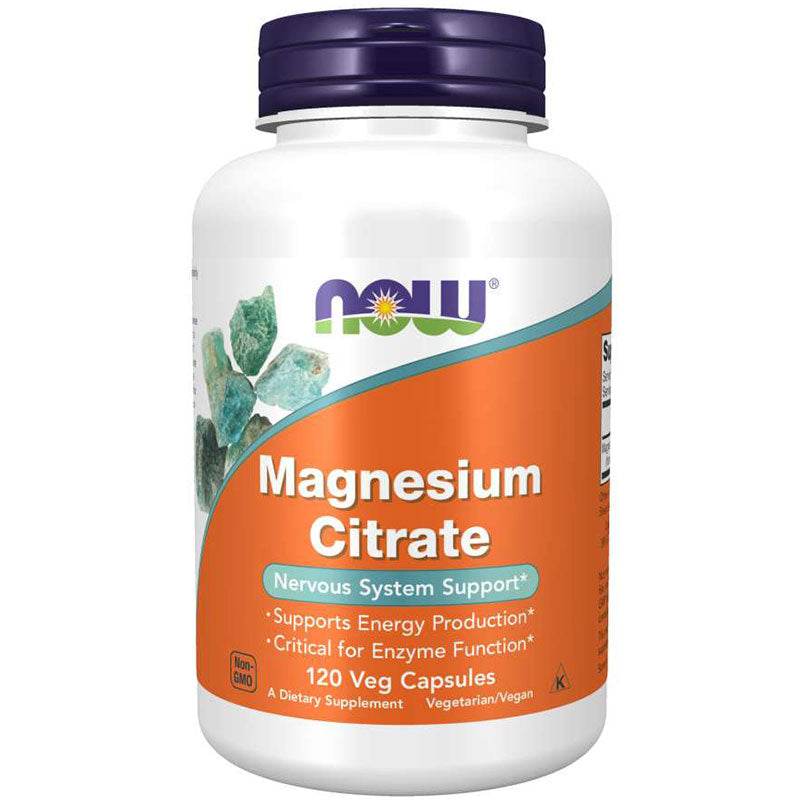 Now Foods Magnesium Citrate 120 Capsules