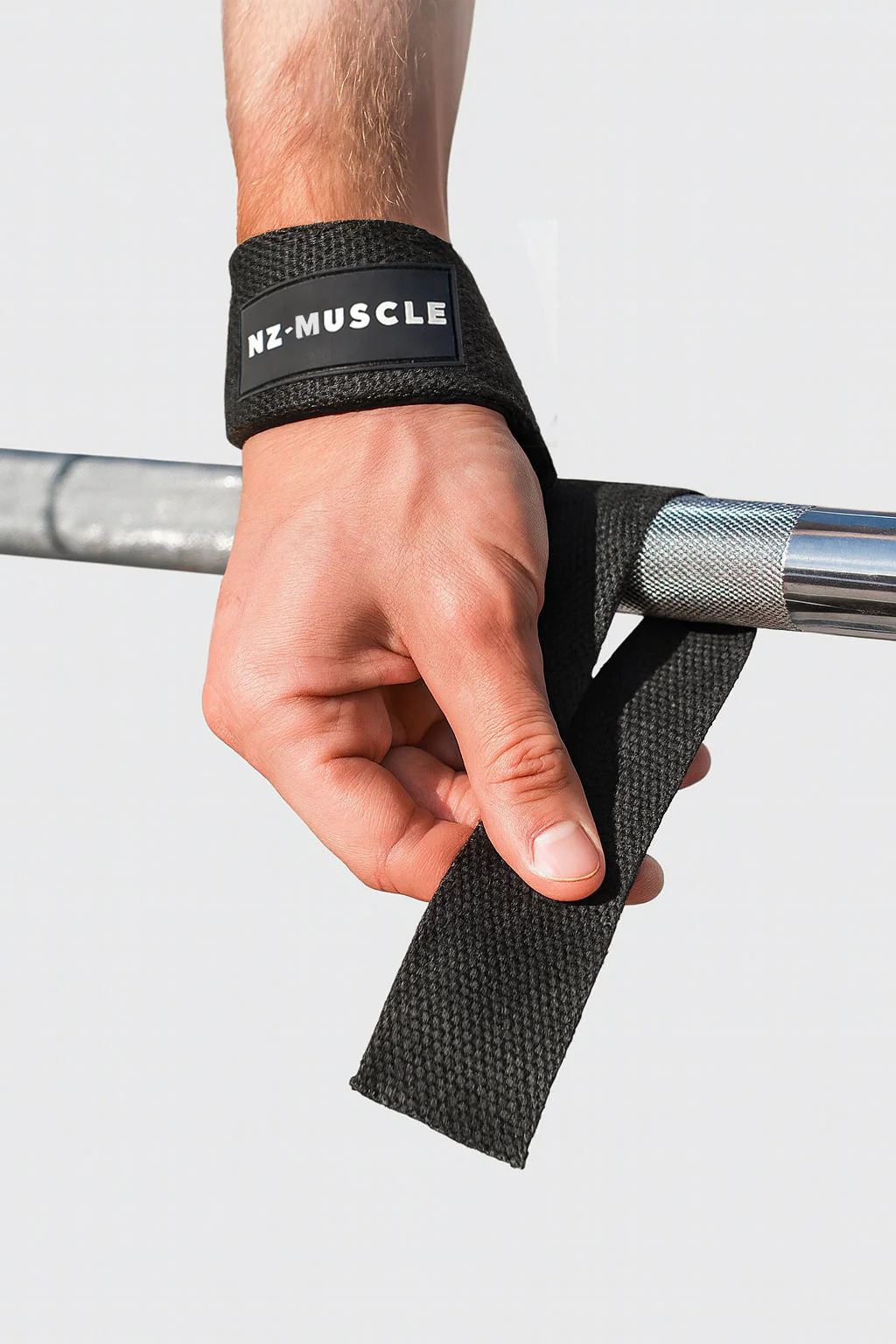 NZ Muscle Cotton Lifting Straps Single Loop - Image 2