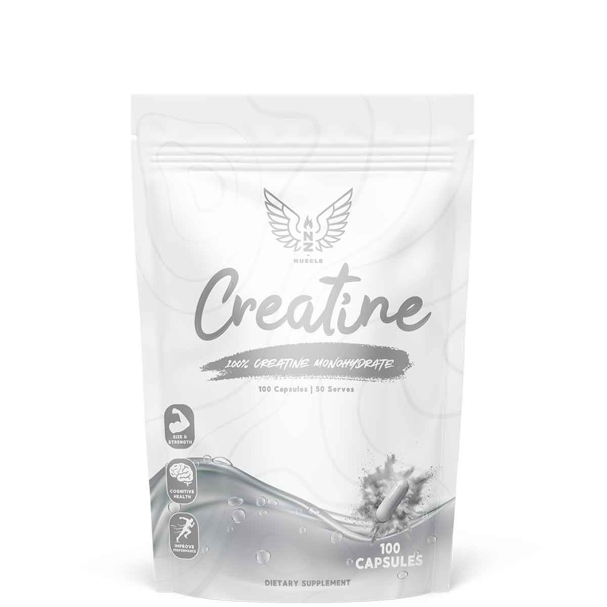 NZ Muscle Creatine Monohydrate Capsules - Image 2