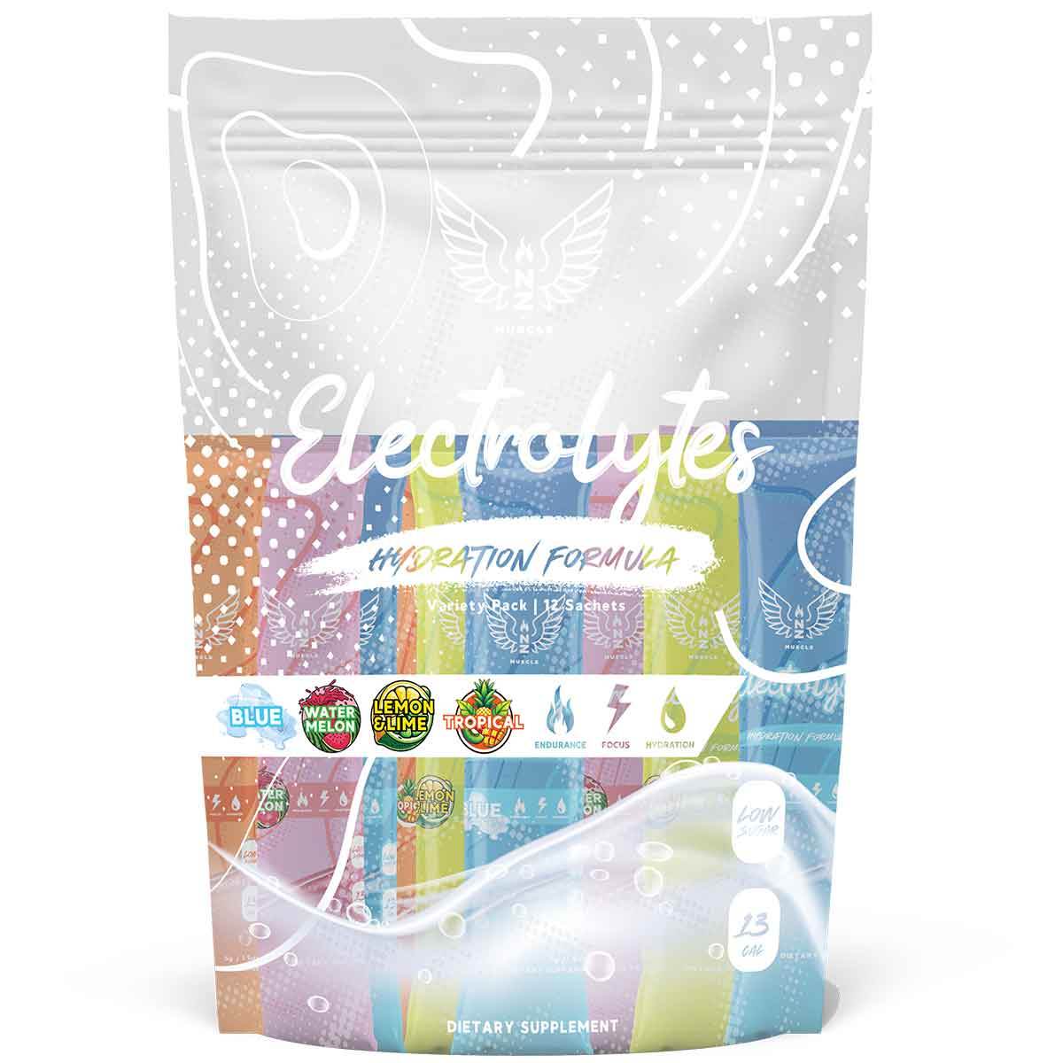 NZ Muscle Electrolytes - Sample Pack (12 Sachets)