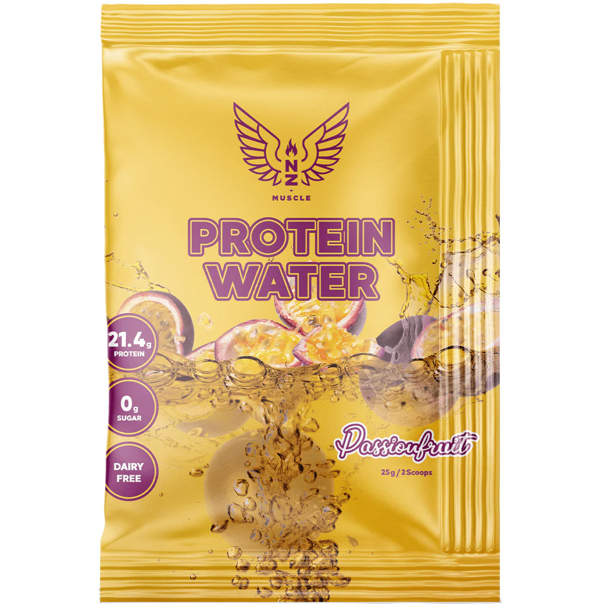 NZ Muscle Protein Water Sachet - 1 Sachet - Image 7