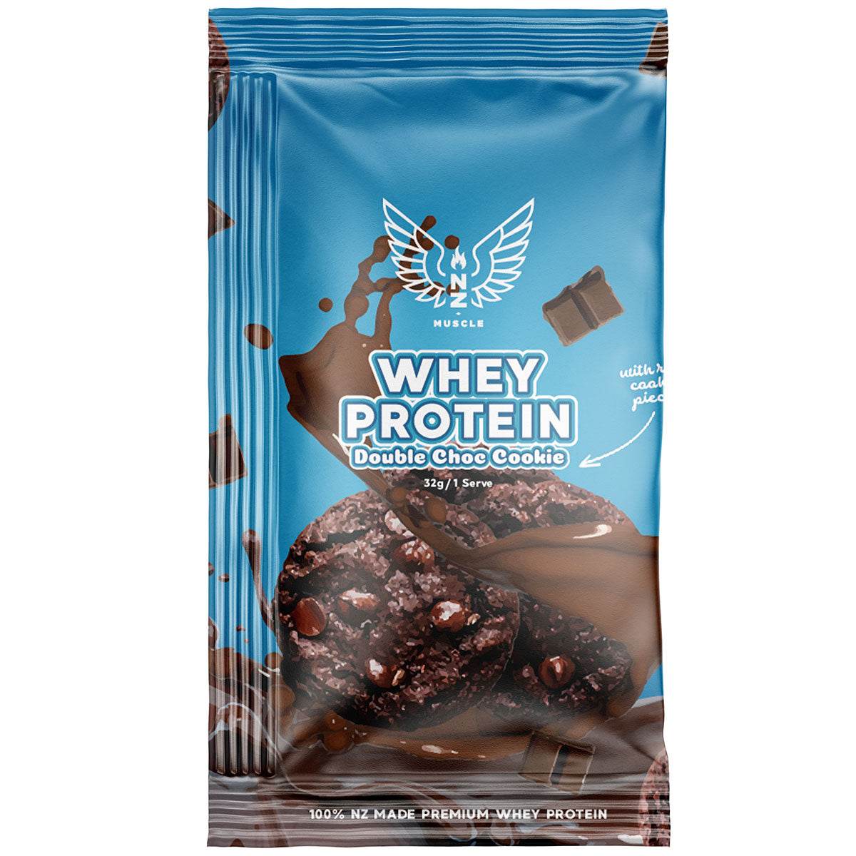 NZ Muscle Whey Protein Sachet - 1 Serve - Image 12