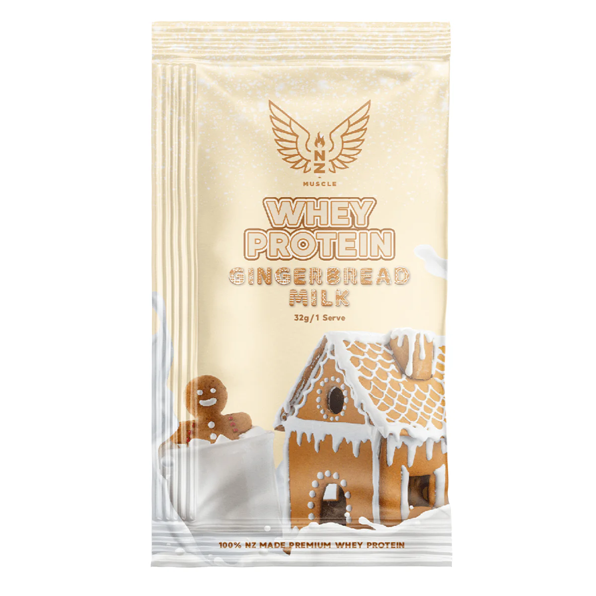 NZ Muscle Whey Protein Sachet - 1 Serve - Image 13