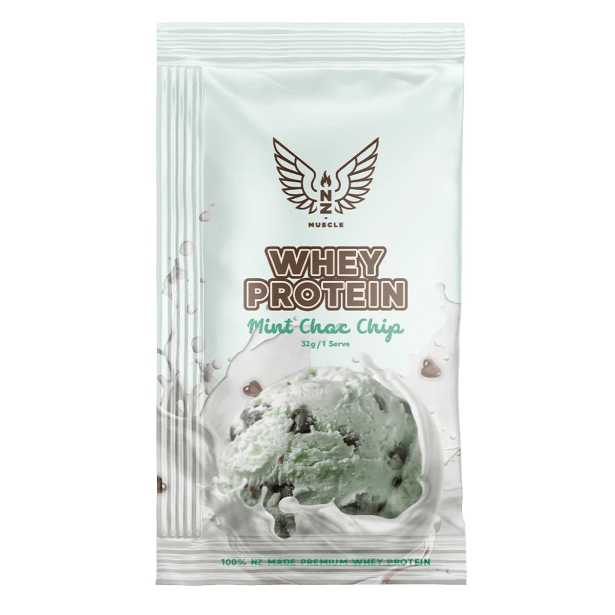 NZ Muscle Whey Protein Sachet - 1 Serve - Image 14