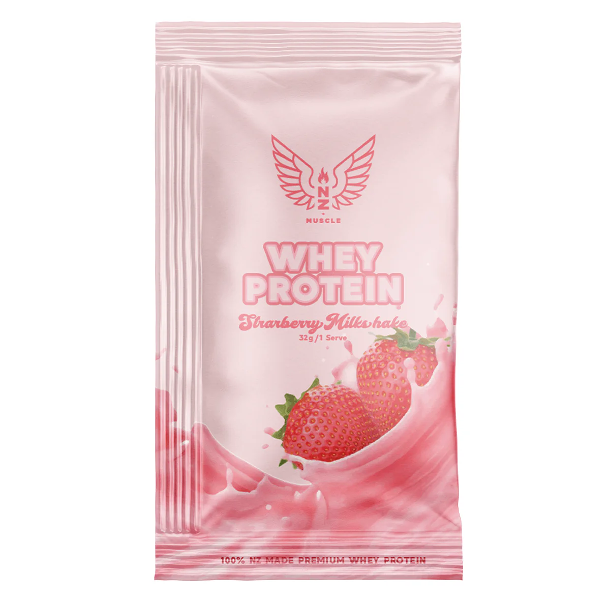 NZ Muscle Whey Protein Sachet - 1 Serve - Image 17