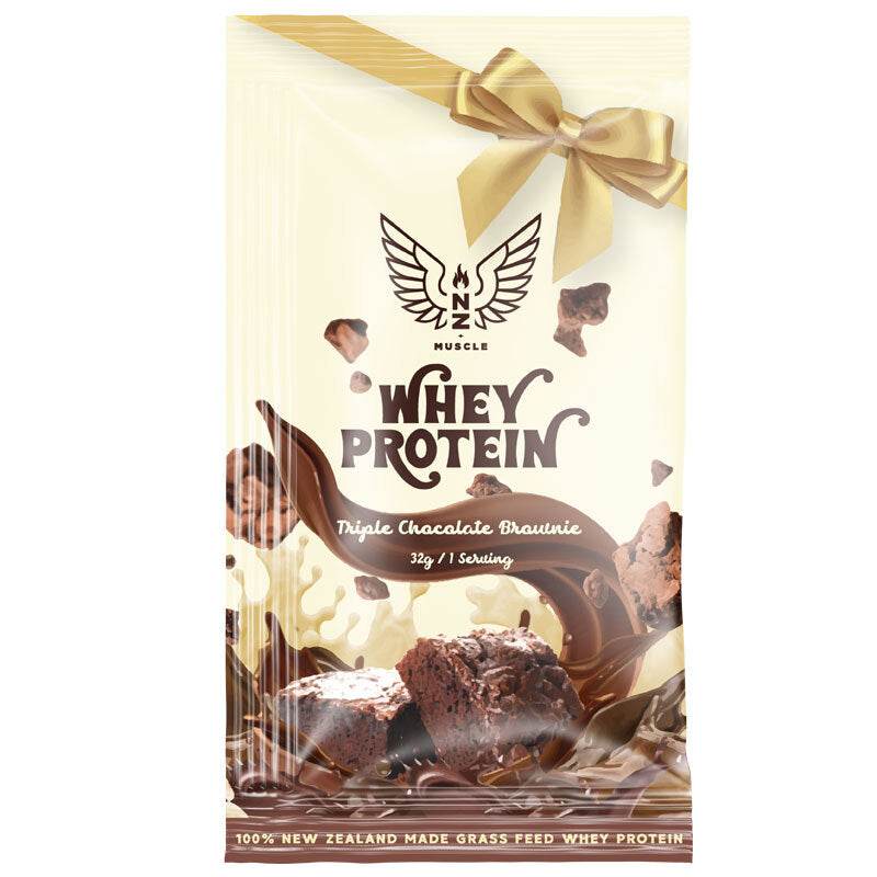 NZ Muscle Whey Protein Sachet - 1 Serve - Image 18