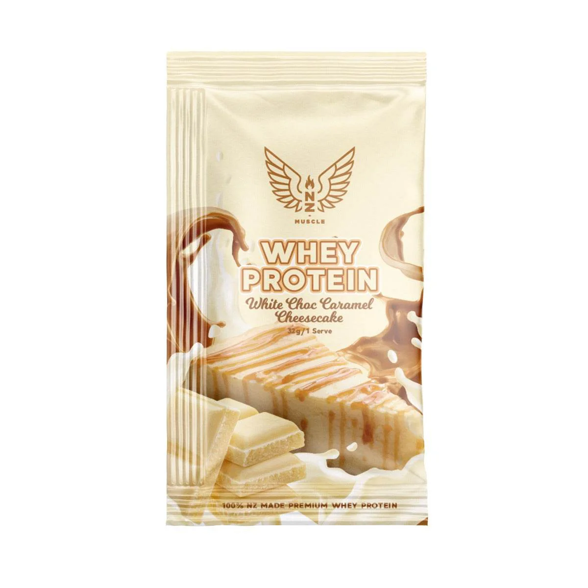 NZ Muscle Whey Protein Sachet - 1 Serve - Image 20