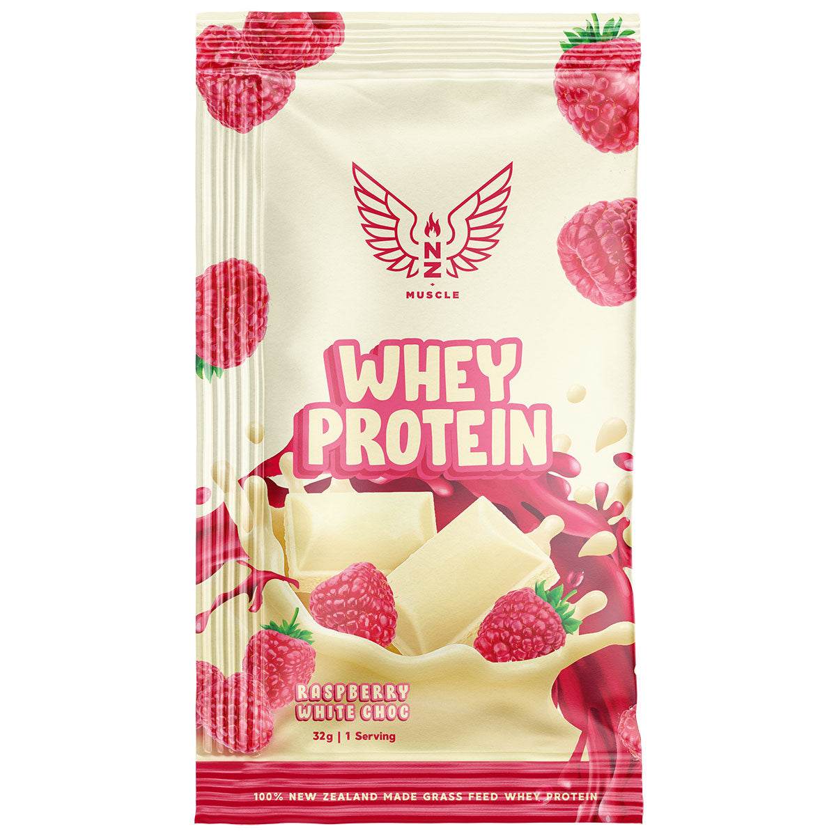 NZ Muscle Whey Protein Sachet - 1 Serve - Image 21