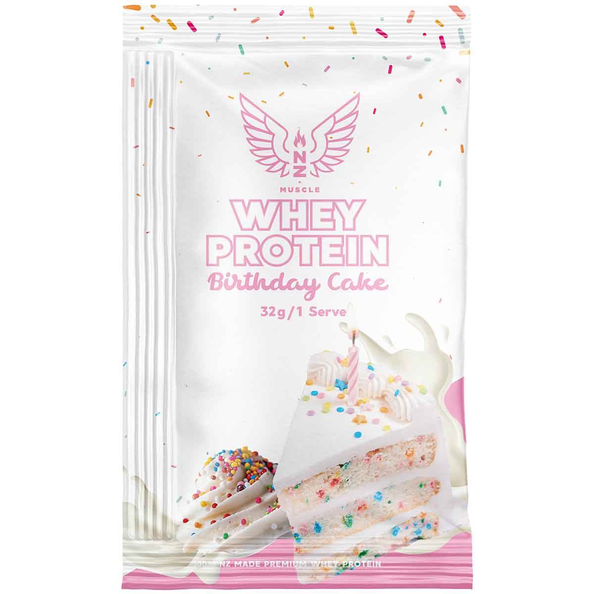 NZ Muscle Whey Protein Sachet - 1 Serve - Image 3