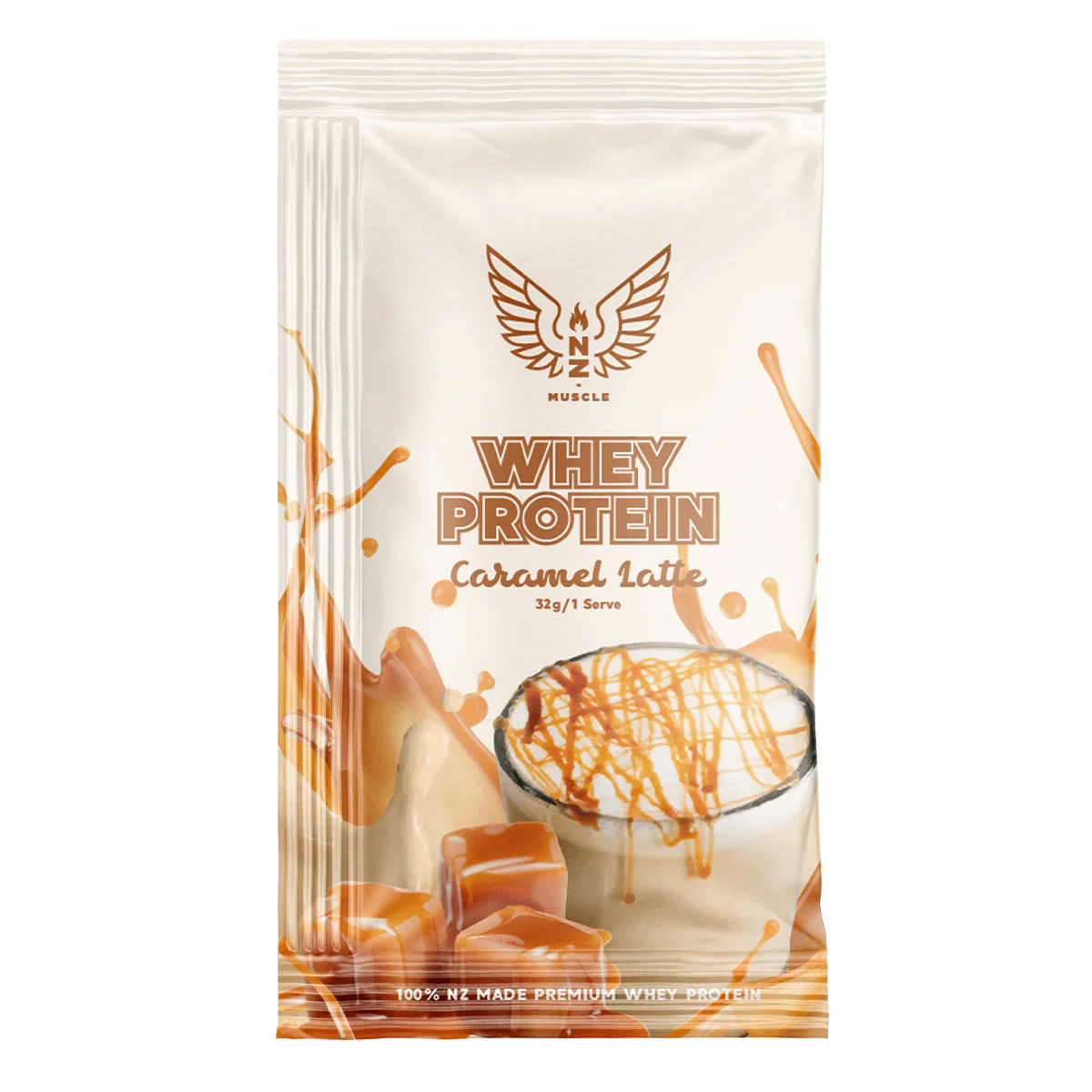 NZ Muscle Whey Protein Sachet - 1 Serve - Image 6