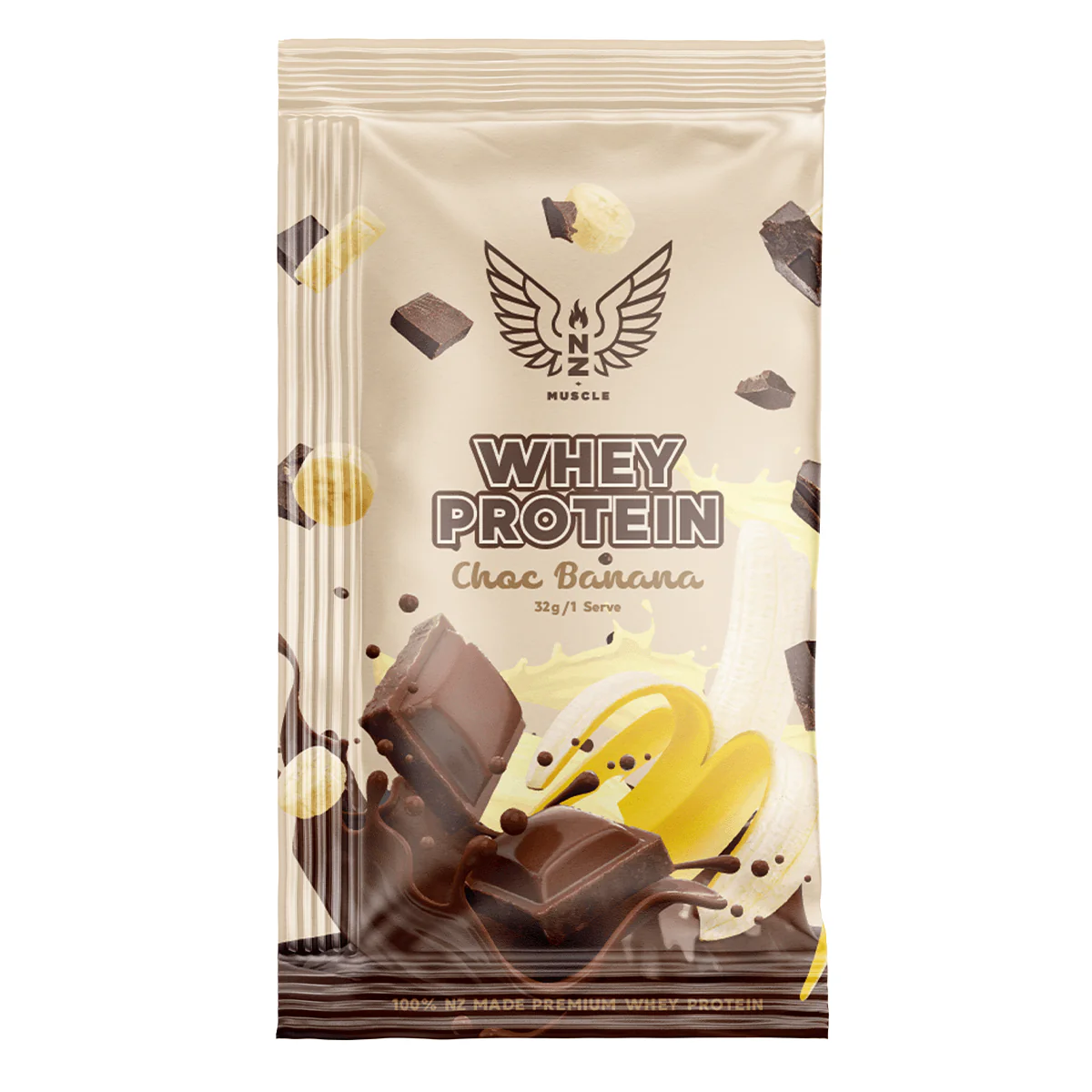 NZ Muscle Whey Protein Sachet - 1 Serve - Image 7