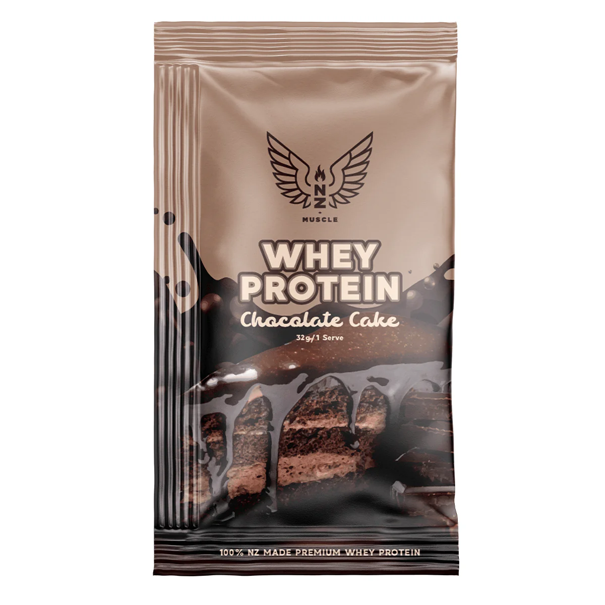 NZ Muscle Whey Protein Sachet - 1 Serve - Image 9