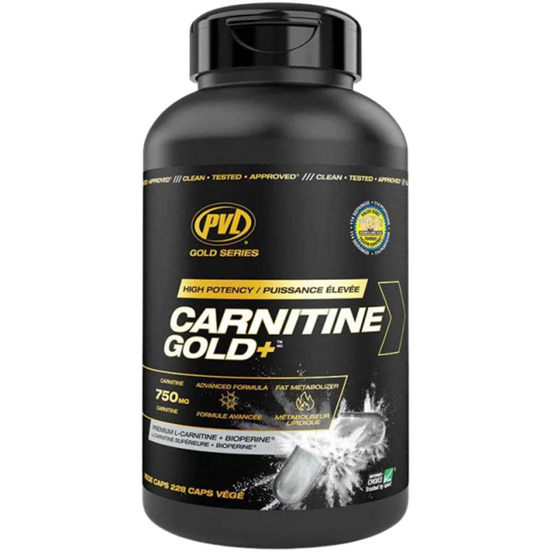 PVL Gold Series Carnitine Gold 228 Capsules