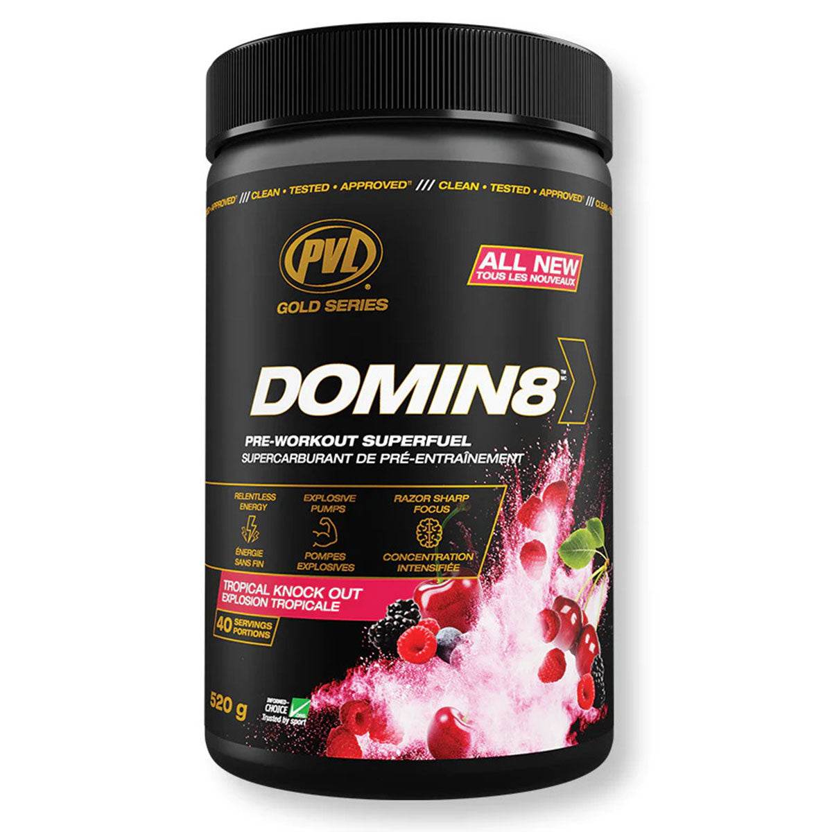 PVL Gold Series Domin8 Preworkout - Image 5