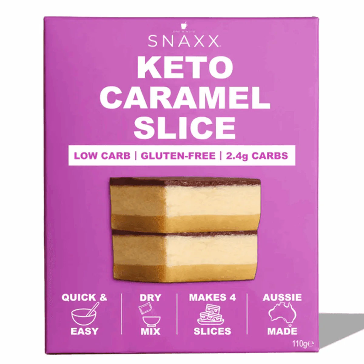 Snaxx Keto Caramel Slice - 4srv