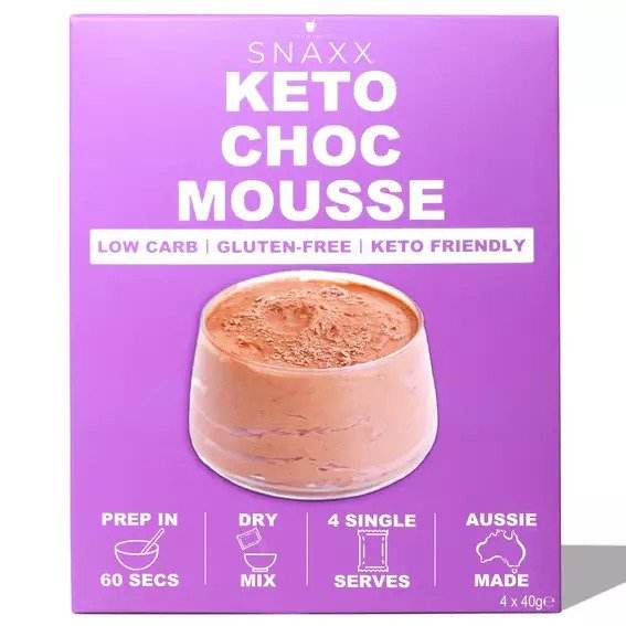 Snaxx Keto Choc Mousse - 4srv