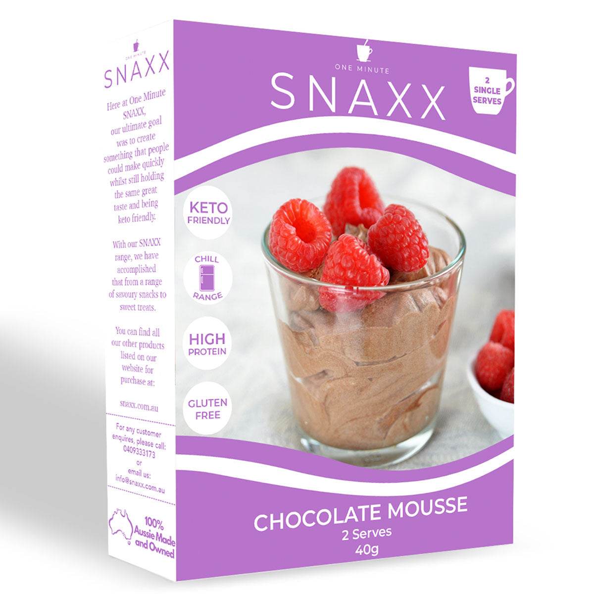 Snaxx Keto Mousse - 4 srv - Image 3