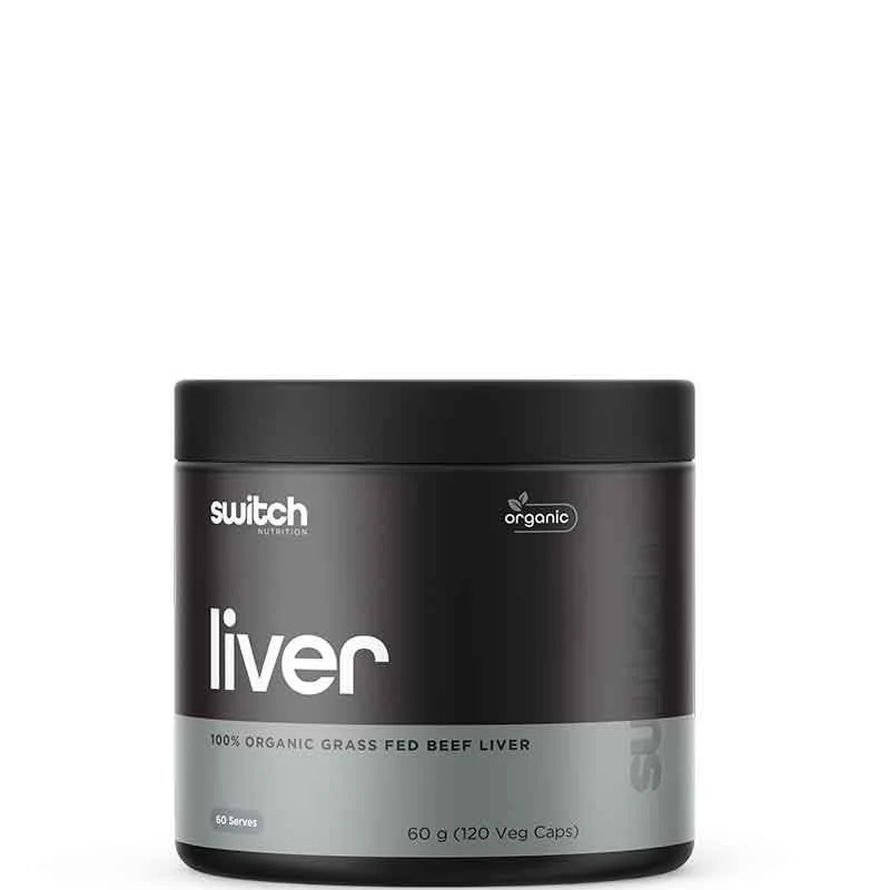 Switch Nutrition Beef Liver 120 Capsules